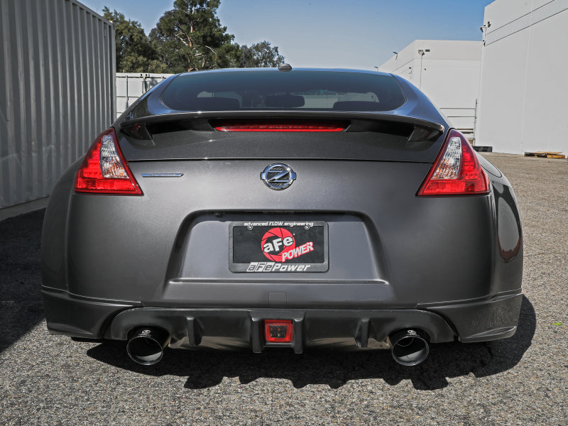 aFe Takeda Cat-Back Exhaust System Nissan 370Z 09-20 V6-3.7L- Black Tip (AFE49-36139-B)