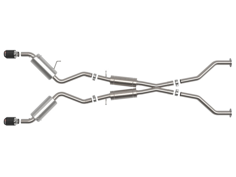 aFe Takeda Cat-Back Exhaust System Nissan 370Z 09-20 V6-3.7L- Carbon Tip (AFE49-36139-C)