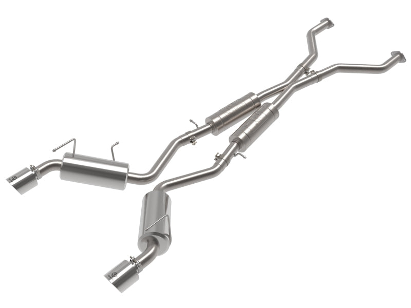 aFe Takeda Cat-Back Exhaust System Nissan 370Z 09-20 V6-3.7L- Polished Tip (AFE49-36139-P)