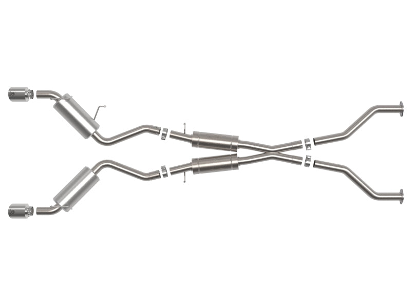 aFe Takeda Cat-Back Exhaust System Nissan 370Z 09-20 V6-3.7L- Polished Tip (AFE49-36139-P)