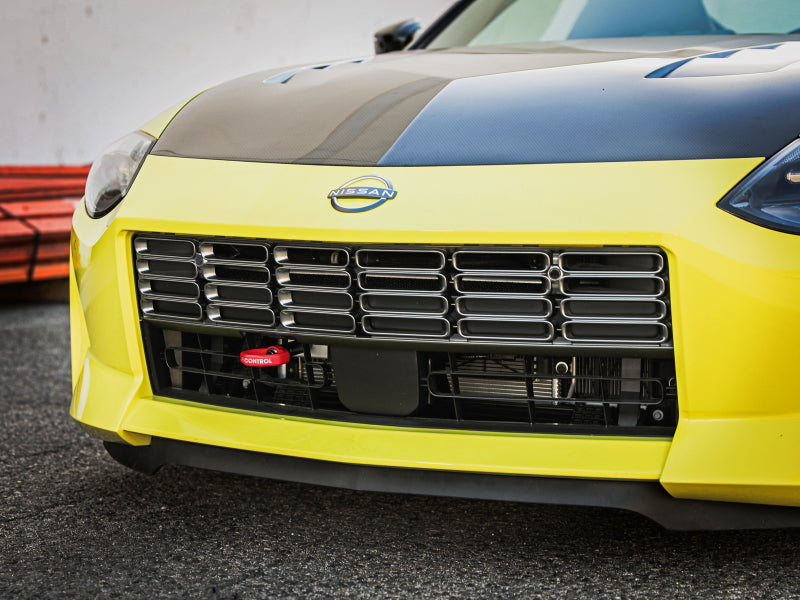 aFe CONTROL Front Tow Hook Nissan Z 23-25 V6-3.0LRed (AFE450-712001-R)